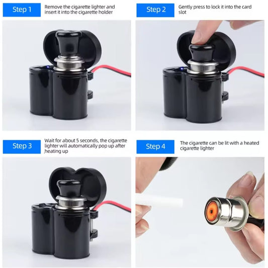 Motorcycle Handlebar Phone Charger