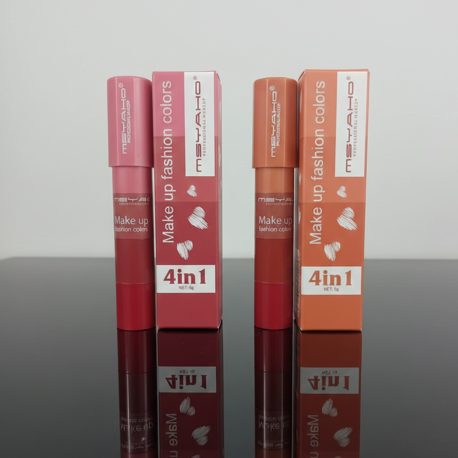 4 in 1 Multicolor Lipstick and Eyeshadow Stick