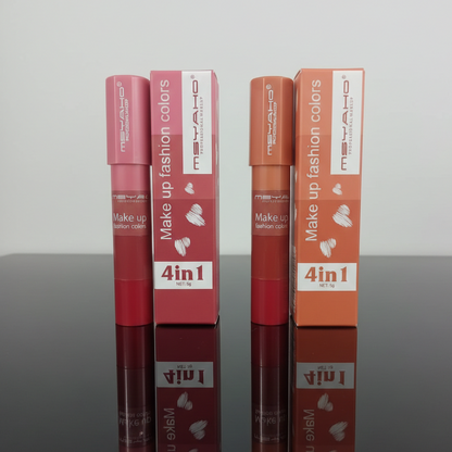4 in 1 Multicolor Lipstick and Eyeshadow Stick